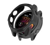 ZoRoll Coque Compatible avec Garmin Forerunner 570 47mm, TPU Coque Souple Étui Housse Anti-Rayure Léger Coque de Protection Compatible avec Garmin Forerunner 570 47mm - Noir