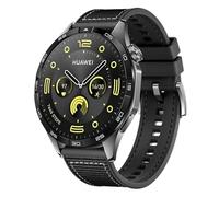 ZoRoll Nylon 22mm Bracelet pour Huawei Watch GT 7 46mm/7 Pro/6 Pro/GT6/GT5 | /Ultimate2/Buds, Tressée Nylon Souple Silicone Sport Bracelets de Remplacemen pour Huawei Watch 5 46MM/4 Pro/3 - Noir