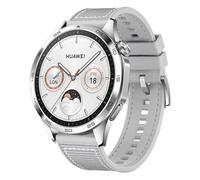 ZoRoll Nylon 22mm Bracelet pour Huawei Watch GT 7 46mm/7 Pro/6 Pro/GT6/GT5 | /Ultimate2/Buds, Tressée Nylon Souple Silicone Sport Bracelets de Remplacemen pour Huawei Watch 5 46MM/4 Pro/3 - Gris