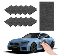 Zorplex 10 Pièces Nano Sparkle Cloth pour Efface Rayure Voiture, Efface Rayures et Restaure l’Éclat de la Peinture, Polissage, Nettoyage et Protection Longue Durée, Compatible Convient Tous Véhicules