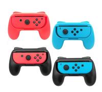 Zorplex Lot de 4 Poignées Compatible avec Nintendo Switch, Boîtier de Poignées de Jeux, Manette de Jeu Grips en ABS Poignée, Antidérapant Kit Manette Accessoire pour Switch OLED&JoyCon
