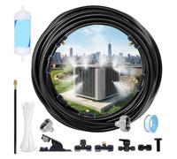 Zorplymnac Condenseur Clim Kit Brumisateur, éco Refroidissement Kit Brumisation, Brume Uniforme Systeme De Brumisation Idéal Condenseurs Au Soleil