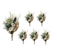 ZORQ Bouquets de Mariage, décoration de Fleurs sèches | Mini Bouquets Décor Floral Séché - Bouquet de décoration Florale séchée Naturelle, décoration de Table de Fleurs sèches pour fêtes, douches