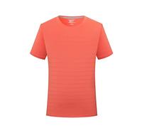 ZORQ Chemises à Manches Courtes for Femme, Protection Solaire UPF 50+ à séchage Rapide, Chemises de Natation Actives, Haut d'entraînement Rashguard (Color : Orange, Taille : XL)