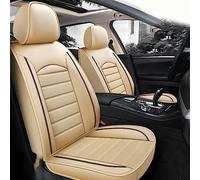 ZORQ Cuir Ensembles de Housses de Siège pour Fiat 500X(334)/Fiat 500X Cross(334) Lavable Classiques Avant et Arrière Siège Accessoire Interieur Voiture, Beige Style