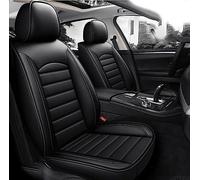 ZORQ Cuir Ensembles de Housses de Siège pour Fiat 500X(334)/Fiat 500X Cross(334) Lavable Classiques Avant et Arrière Siège Accessoire Interieur Voiture, Black Style