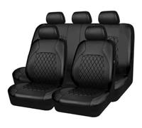 ZORQ Ensembles de Housses de Siège pour Toyota Hilux Vitz Wish of 2018 2017 2016 2015 PU Cuir Lavable Classiques Avant et Arrière Siège Accessoire Interieur Voiture, Black Style