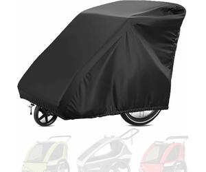 ZORQ Housse de Remorque Vélo Compatible avec Thule Chariot Lite 2 2017-pr | Housse de remorque de vélo en Tissu Oxford, Housse de remorque de vélo d'extérieur