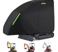 ZORQ Housse pour Mini Pelle Compatible avec Kobelco SK16MSR 2003-2007 | Housse de Protection pour Mini Excavatrice, Housse de Protection Complète, Rangement Extérieur