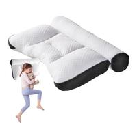 ZORQ Oreiller pour dormeur latéral - Oreiller Cervical orthopédique pour côté - Oreiller Cervical pour dormeurs sur Le côté, Le Dos et Le Ventre, Oreiller compensé, Oreiller Cervical de Voyage