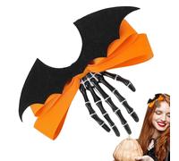 ZORQ Pinces à cheveux en os | Clips en épingle à cheveux à main squelette d’Halloween - Griffes Crâne Main Pince À Cheveux Épingle À Cheveux, Pinces À Os De Crâne pour Femmes,