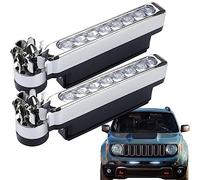 ZORQ Voiture LED à énergie éolienne - Lumières extérieures Voiture à LED Ultra Lumineuses alimentées par Le Vent - Lampe Conduite Universelle d'éclairage d'épi d'énergie éolienne