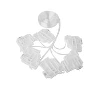 Zorqon Amortisseur d'encre pour imprimante avec tube d'encre - Compatible avec les imprimantes E-pson L1300 L1455 L800 L801 L1800 L101 L201 L810 L850