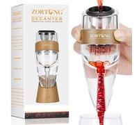 ZORTUNG Aérateur de vin avec passoire pour support de sédiments, sac de voyage, diffuseur aérateur, filtre aérateur, aérateur pour vin rouge et blanc, idée cadeau de Noël