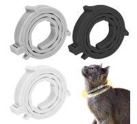 ZORTVUL 3 Pièces Collier Anti Puces Pour Chien, Collier Anti Tique Chien/Chat, Vermifuge Chien Chat Continuer Protection Pendant 8 Mois,Formule Naturelle Et Imperméable Et Réglable Pour Collie
