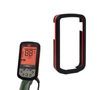 Zorvayne Coque pour manette Minelab X-Terra Pro - Anti-collision - Résistante aux chocs - Avec découpes précises pour bouton d'alimentation - Accessoires de détecteur de métaux (noir + rouge)