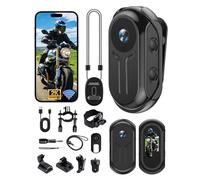 Zorvita Mini caméra de sport Action Cam avec WiFi 2K Bodycam Caméra | Caméra POV grand angle 120° avec écran mains libres portable enregistreur vidéo vlog caméra pour casque caméra tableau de