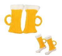 ZORVYN 1 paire de chaussettes bavaroises originales pour bière (chaussettes à bière avec poignée)