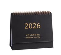 ZORVYN 1 Pièce Calendrier de table 2026, Calendrier de juillet 2025 à décembre 2026,Calendrier de table à poser,2026 Ephemeride,2026 Calendrier Bureau