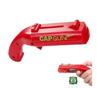 ZORVYN 1 Pièce Cap Gun Décapsuleur Amusant en Forme de Pistolet, Tireur de Capsules, Ouvre-Bouteille Original, Cadeau de Noël et Anniversaire, Gadget pour Hommes, pour Fêtes, Bars, et Boissons