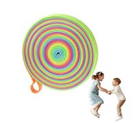 ZORVYN 1 Rouleau Élastique Saut Enfant, Jeu de Gomme, Gummi Twist, Jeux Intérieur & Extérieur pour Filles et Garçons à partir de 6, 7, 8, 9, 10 Ans (6 Mètres) (Couleurs Arc-en-Ciel)