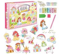 ZORVYN 1 Set 5D Diamond Painting Porte-clés Kit Créatif Enfant 6 Ans et Plus Activité Manuelle Fille Rentrée Scolaire Cadeau Fille (4-12 Ans)