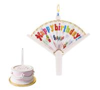 ZORVYN 1 Set Décoration de Fête : bougies d'anniversaire créatives, longues et fines en spirale, bougie cupcake pour décoration de gâteau d'anniversaire (1 bougie d'anniversaire)