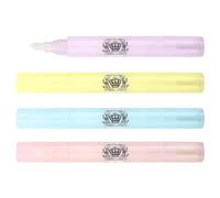 ZORVYN 4er Nagellack Korrektur Stift Set Präziser Entfernerstift Nachfüllbar für Makellose Maniküre und Professionelle Nagelpflege zu Hause