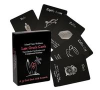 ZORVYN 54 Cartes Oracle de l'Amour - Cartes Divinatoires avec Mots-Clés, Complément aux Cartes de Tarot, Prédictions du Destin, Adaptées aux Débutants et Avancés, Cadeau Spirituel
