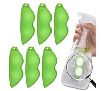 ZORVYN 6 Pièces Éponges Nettoyantes pour Bouteilles, Éponges Magiques en Forme de Haricots, Brosse Bouteille Originale pour Cuisine, Nettoyeur de Bouteilles Pratique