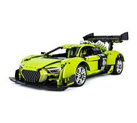 Zorwlodc Technique Voiture de Couse Bloc de Construction, 1:10 Échelle, Maquette de Super Voiture de Sports, 2641 Pièces, Compatible avec Lego pour Audi R8