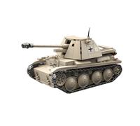 Zorwlodc WW2 Char Tank Militaire Jeu de Construction, Modèle Réduit de Char Militaire Marder III Ausf H, 661 Pièces, Tank WW2 Block de Construction Compatible avec Lego