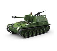 Zorwlodc WW2 Char Tank Militaire Jeu de Construction, Modèle Réduit de Char Militaire SU-76M, 769 Pièces, Tank WW2 Block de Construction Compatible avec Lego