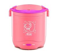 ZORZA Mini cuiseur à Riz pour Une Personne, Cuiseur à Riz avec Tasse à mesurer et cuillère à Riz,Cuiseur à Riz Vivant Seul avec Mode Porridge,Cuiseur à Riz Compact pour Le Camping,Blanc