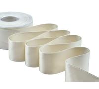 Zorzetto s.r.l. Furlanis - Ruban Satin Double Face, Tissu Italien - Beige, 48 mm x 25 m