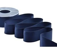 Zorzetto s.r.l. Furlanis - Ruban Satin Double Face, Tissu Italien - Bleu Nuit, 40 mm x 25 m