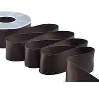 Zorzetto s.r.l. Furlanis - Ruban Satin Double Face, Tissu Italien - Cacao, 40 mm x 25 m