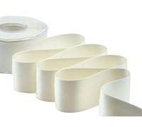 Zorzetto s.r.l. Furlanis - Ruban Satin Double Face, Tissu Italien - Ivoire, 48 mm x 25 m