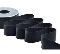 Zorzetto s.r.l. Furlanis - Ruban Satin Double Face, Tissu Italien - Noir, 40 mm x 25 m