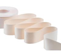 Zorzetto s.r.l. Furlanis - Ruban Satin Double Face, Tissu Italien - Rose Abricot Clair, 40 mm x 25 m