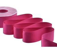 Zorzetto s.r.l. Furlanis - Ruban Satin Double Face, Tissu Italien - Rose Pivoine, 40 mm x 25 m