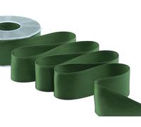 Zorzetto s.r.l. Furlanis - Ruban Satin Double Face, Tissu Italien - Vert Anglais, 40 mm x 25 m