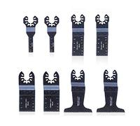 zosenda Lot de 8 Lames de Scie Oscillantes Universelles pour Couper du Bois, Lames de Scie à Dégagement Rapide pour Fein Multimaster, Dremel, Bosch, Makita, Dewalt et Bien Plus Encore
