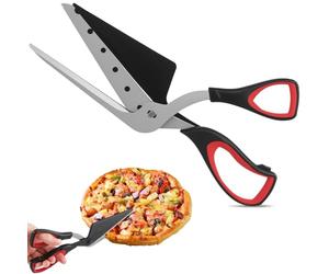 Zosenyer Ciseaux Pizza, 27cm Pizza Découpe Cutter en Acier Inoxydable, Ciseaux de Cuisine Multifonctionnels Poignée Anti Dérapante, Ciseauxs Pizza Professionnel pour Couper Pizzas (Noir)