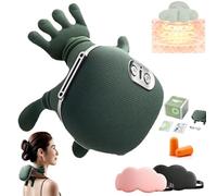 Zoserx Bionic Masseur chauffant électrique Shiatsu pour les épaules, le cou et les épaules Siacalm, massage électrique des tissus profonds 4D, ajustement réglable pour homme et femme (1 pièce)