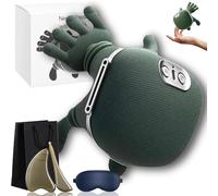 Zoserx - Masseur chauffant bionique, masseur Shiatsu portable sans fil pour le cou et le dos, masseur électrique pour le cou Deep Tis Slasoo avec mains, simulation de main humaine pour détendre les