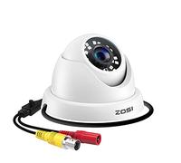 ZOSI 1080p Caméra de Surveillance (Quadbrid 4-in-1 HD-CVI/TVI/AHD/960H Analog CVBS),24 LEDs, Vision Nocturne 80ft, Objectif 3.6mm Vidéo Surveillance Extérieure