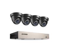 ZOSI 1080P Kit Caméra Surveillance IP66 8CH 5MPLite Enregistreur DVR No HDD