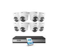 ZOSI 4K 16CH PoE Kit Caméra de Surveillance, NVR 4TB 4K avec 3K Caméra PoE