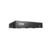 ZOSI 4K 8MP 8CH NVR PoE Enregistreur Vidéo Numérique sans Disque Dur